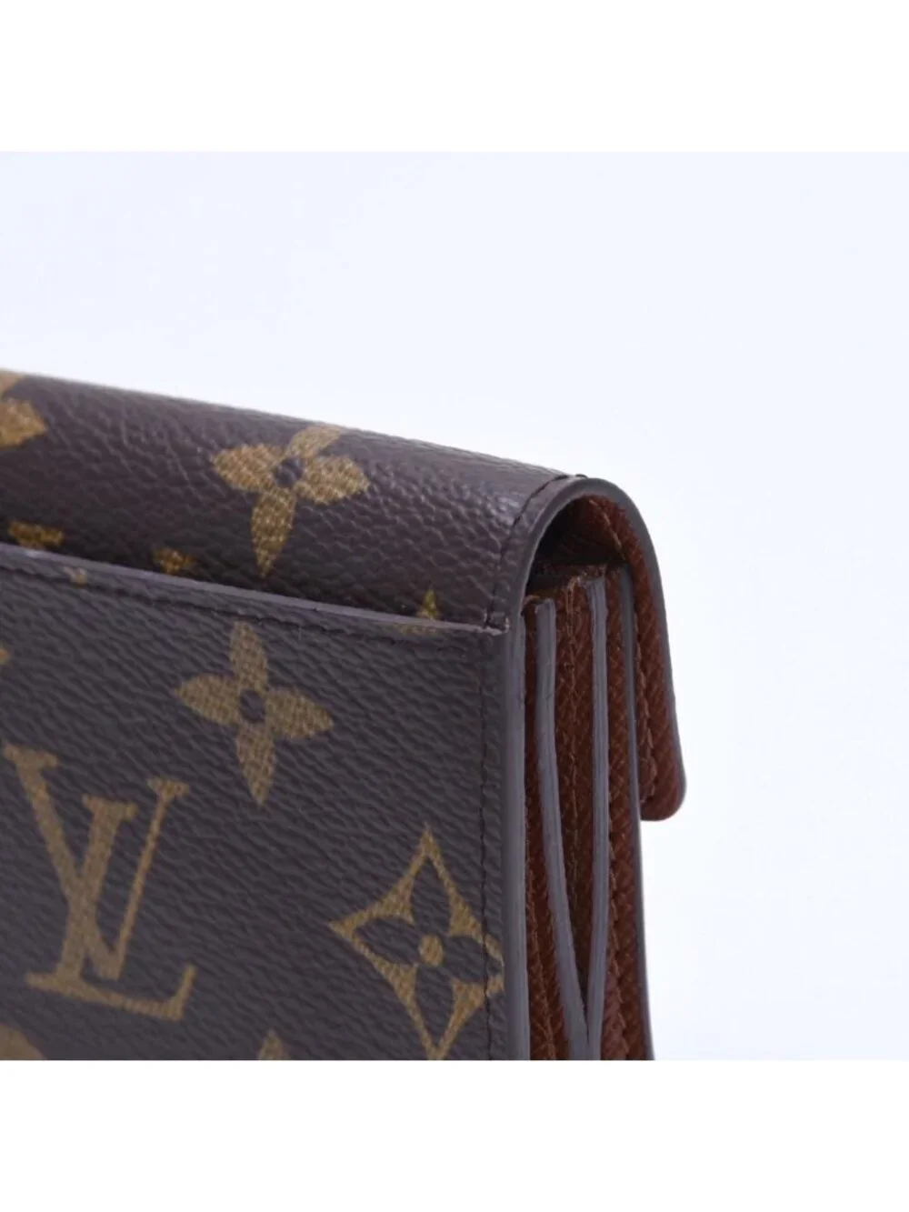 Louis Vuitton Porte Monnaie Arcodian Monogram Canvas Brown Coin Purse Card Case